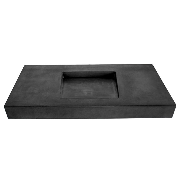 Southern Concrete Creations 36" WallMounted Single Bathroom Vanity Set